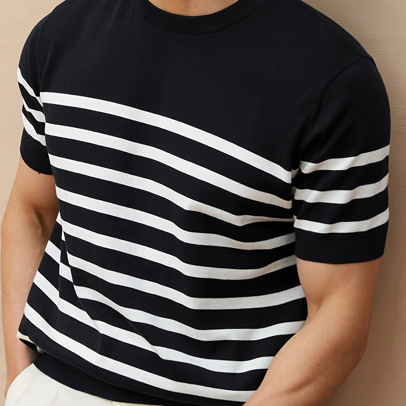 Pull-over à Rayures